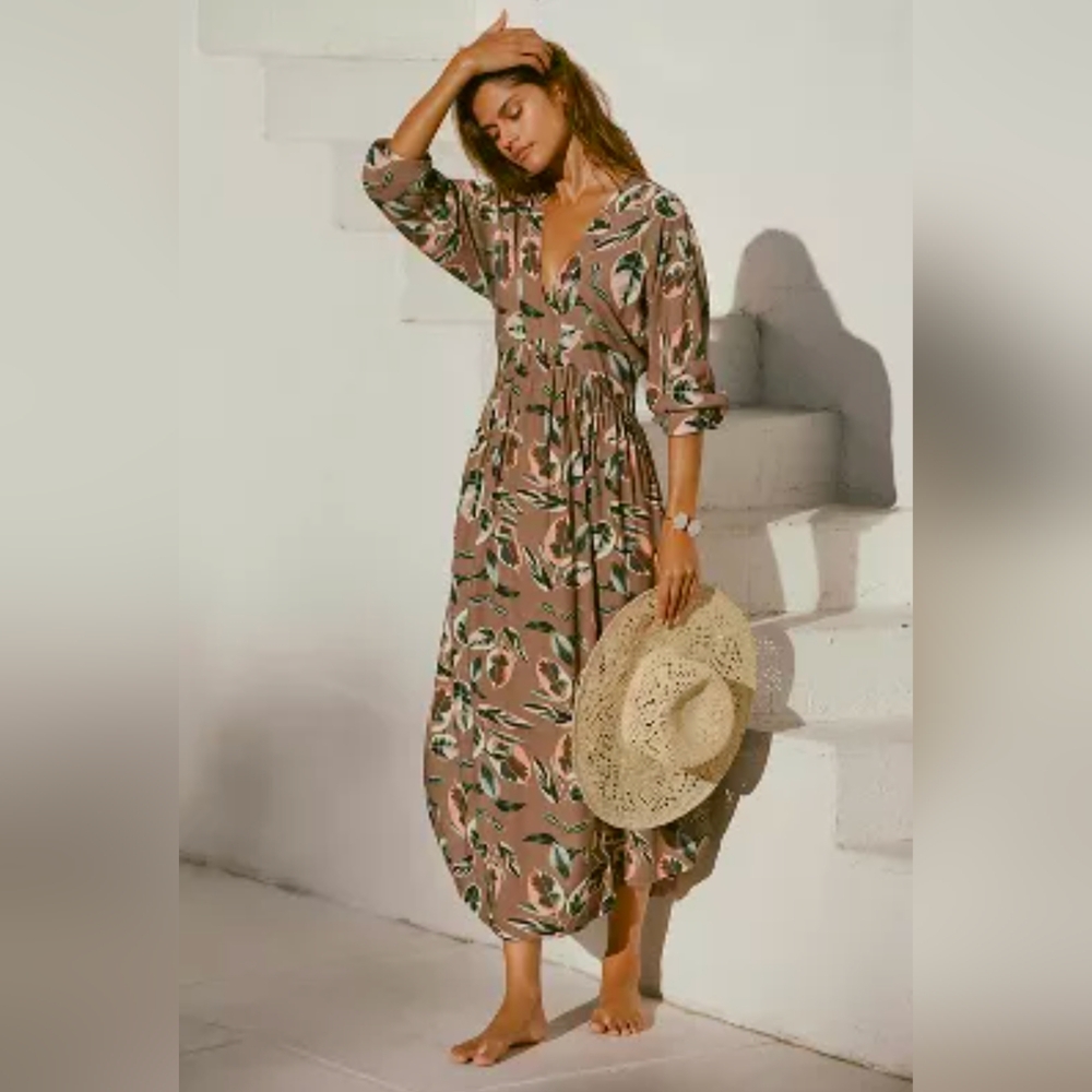NWT Malai | Anthropologie V-Neck Dress